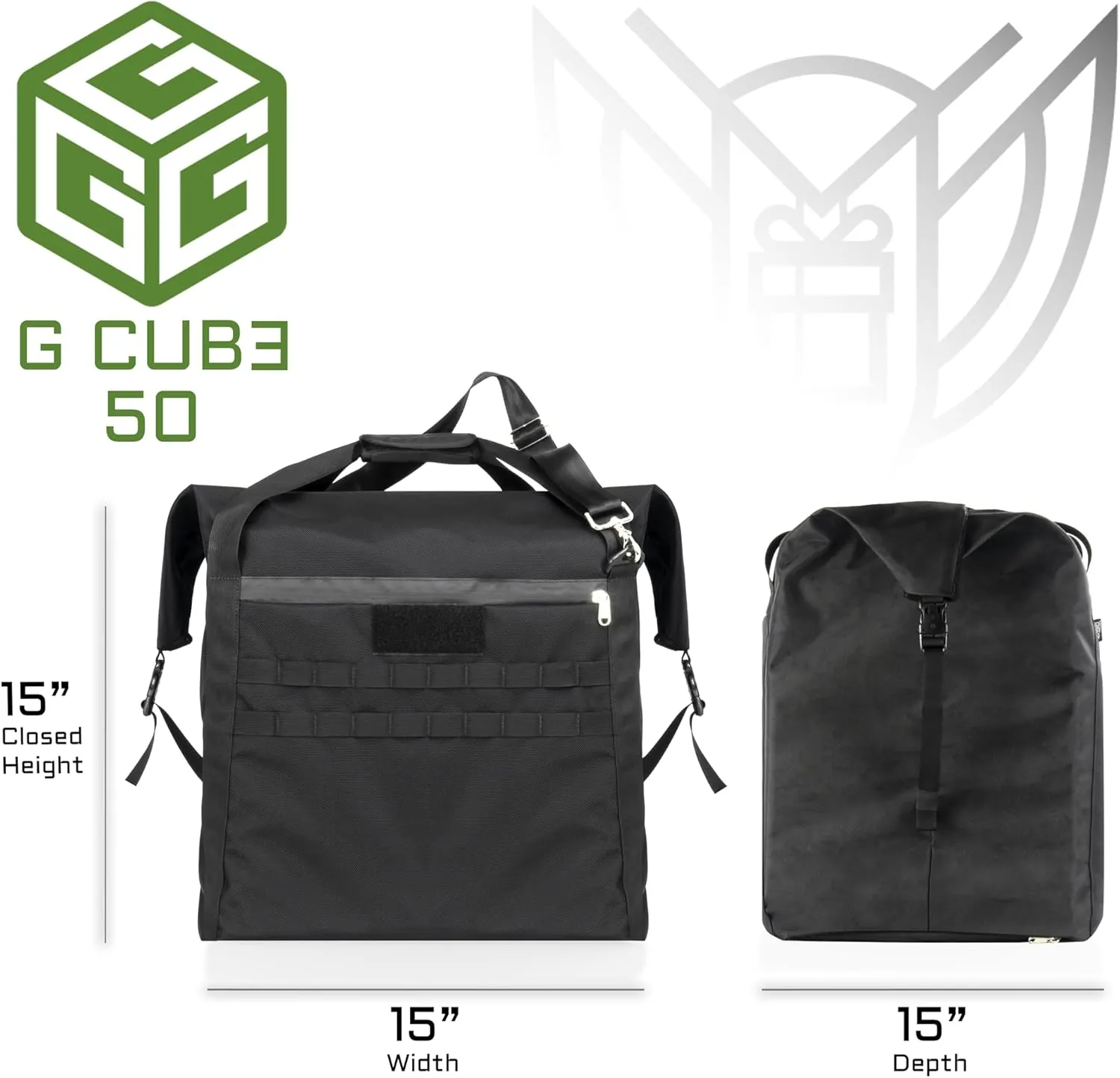 ~ G CUB 50 Faraday Bag for Small to Medium Generators and Electronics ~ Protects Against EMP/CME/EMF/RF ~ Diamond Form Farday Lined Interior ~ Foam Padded Base