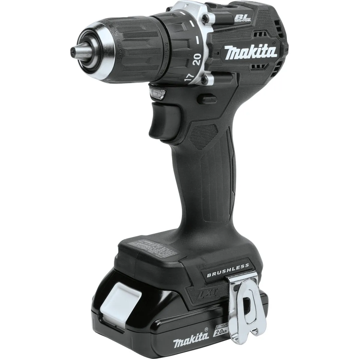 18V LXT® Lithium‑Ion Sub‑Compact Brushless Cordless 1/2" Driver‑Drill Kit (2.0Ah)