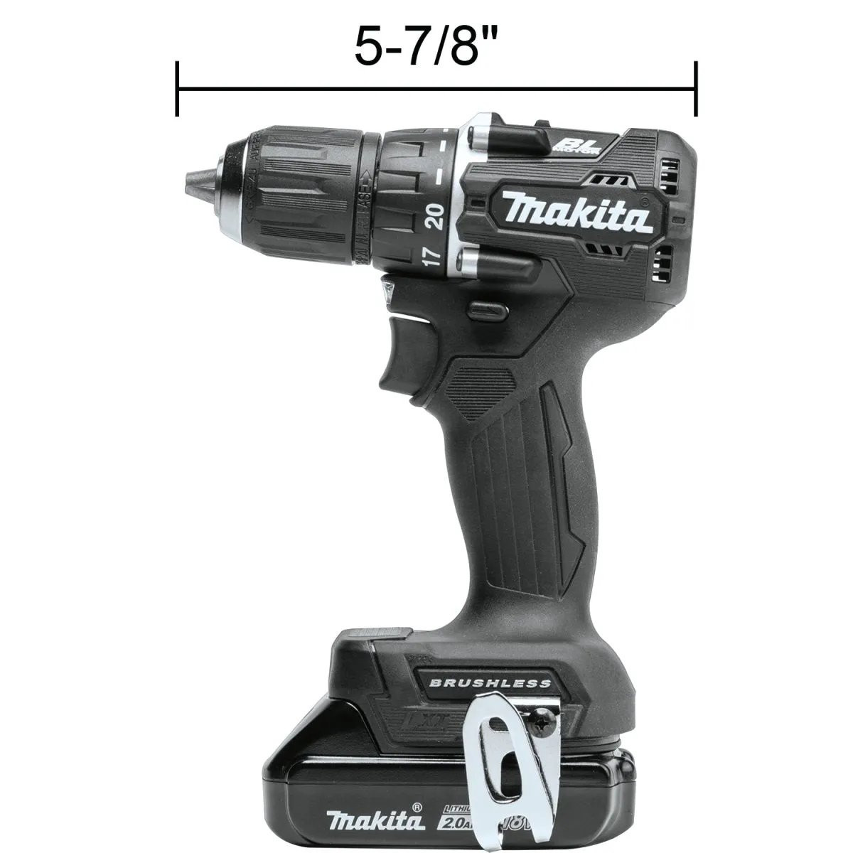 18V LXT® Lithium‑Ion Sub‑Compact Brushless Cordless 1/2" Driver‑Drill Kit (2.0Ah)