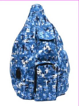 Anti Theft Rucksack Cammablue  50143