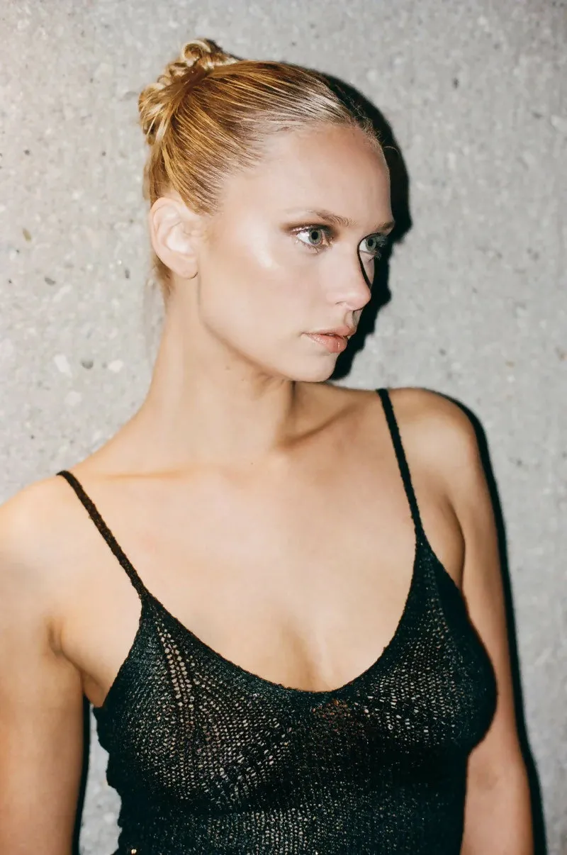 Asta Resort Delilah Mini Dress in Black