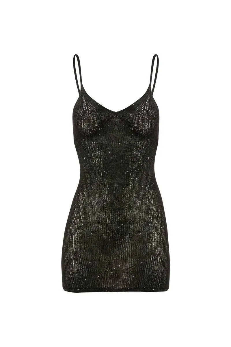 Asta Resort Delilah Mini Dress in Black