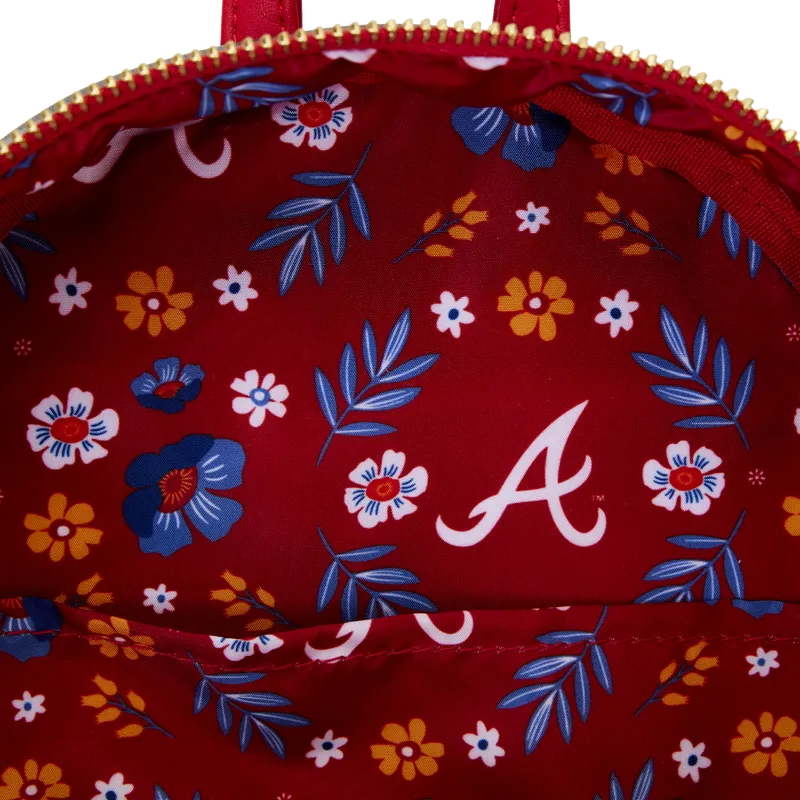 Atlanta Braves - MLB Floral Mini Backpack