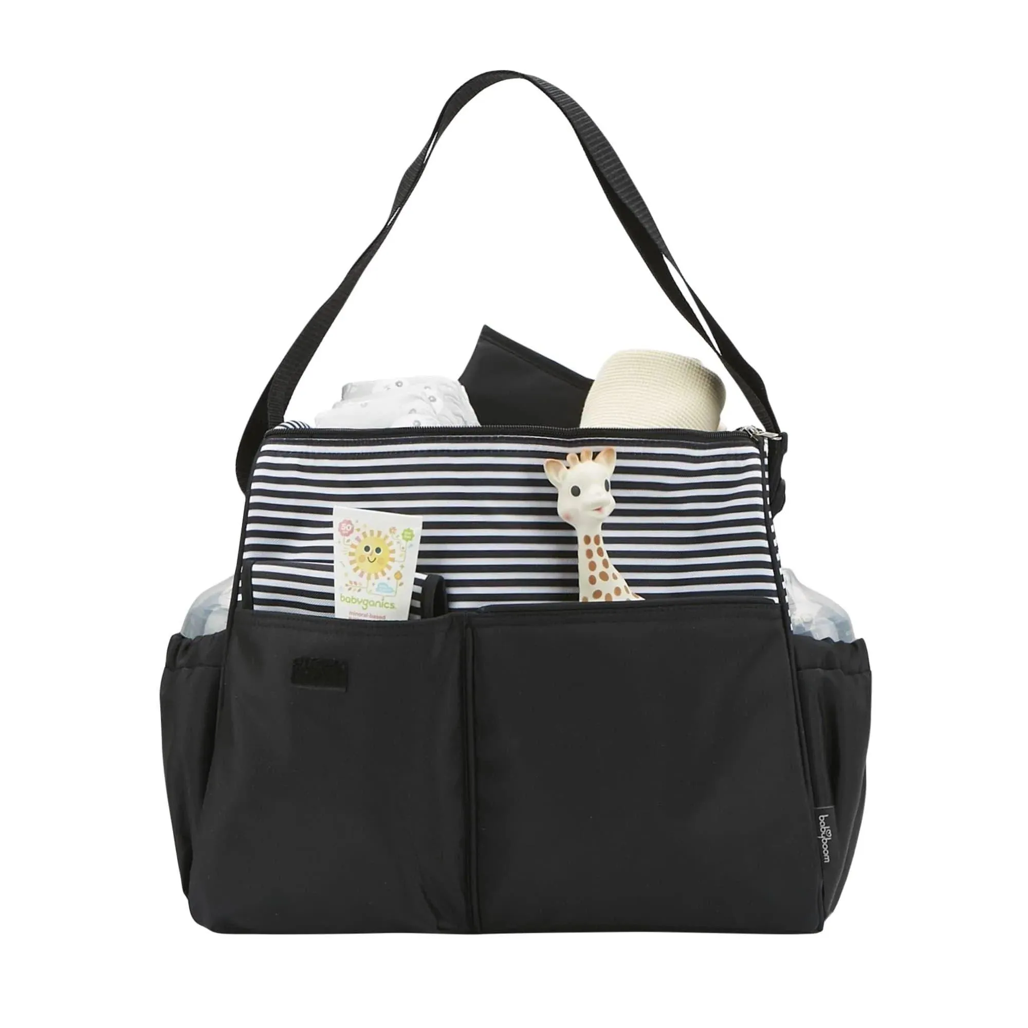 Babyboom Stripes Messenger Diaper Bag