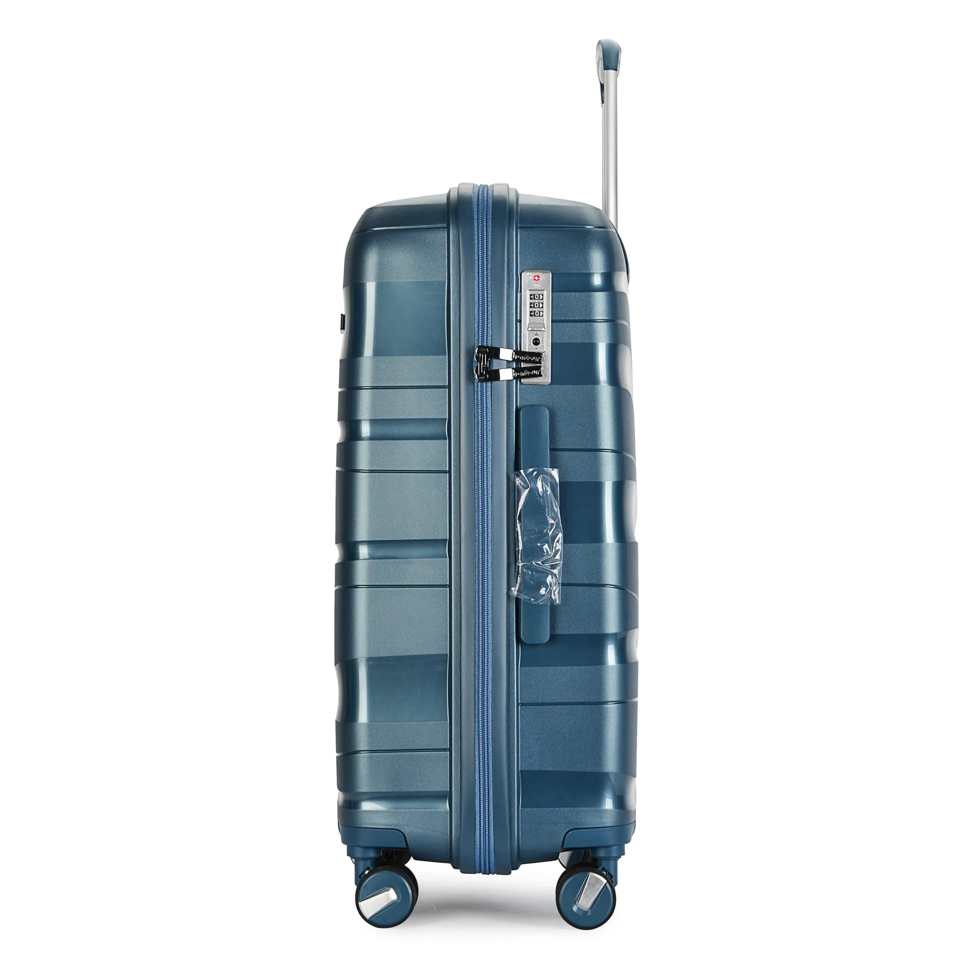 Bontour 'Flow' 4-wheeled suitcase with TSA lock, Medium Size  66x45x28 , Ice blue