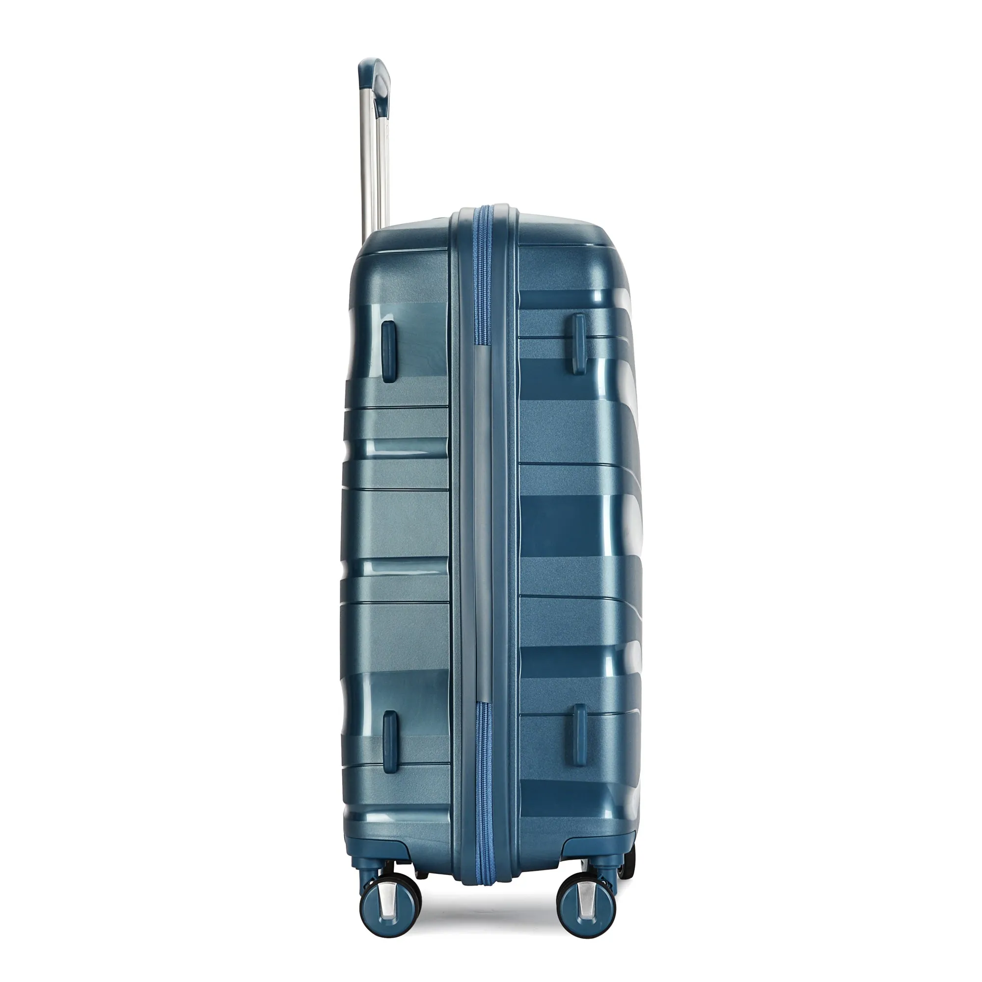 Bontour 'Flow' 4-wheeled suitcase with TSA lock, Medium Size  66x45x28 , Ice blue