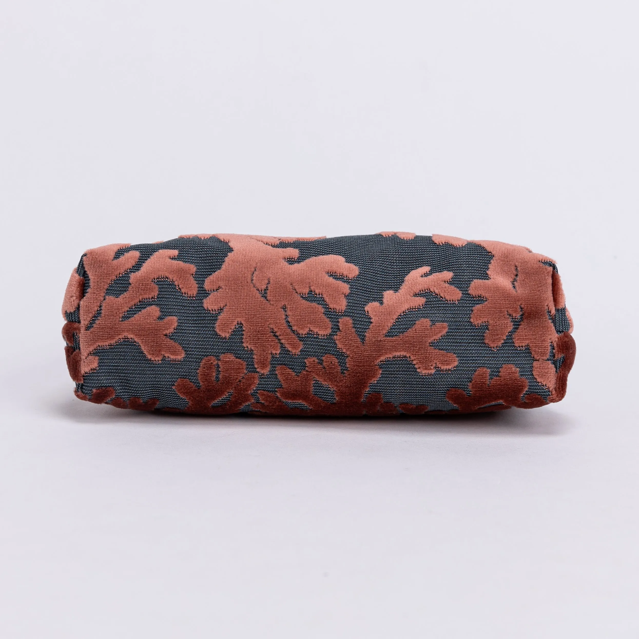 Burnout Velvet St Tropez Scuba Coral Alma Clutch