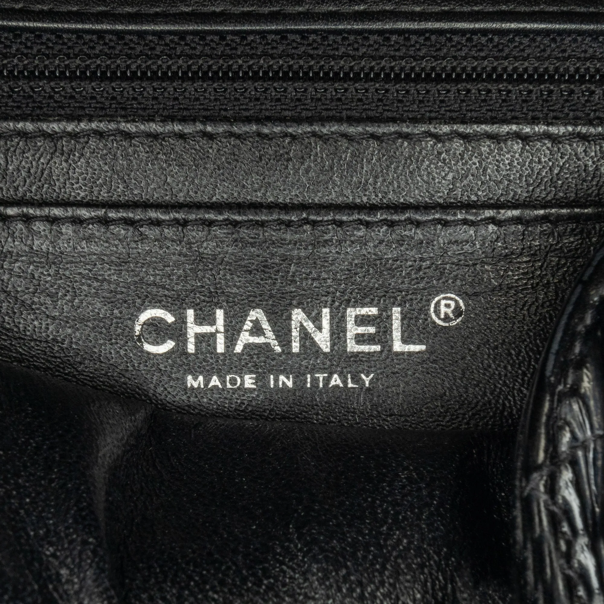 CHANEL Mini Rectangular Classic Patent Single New Black