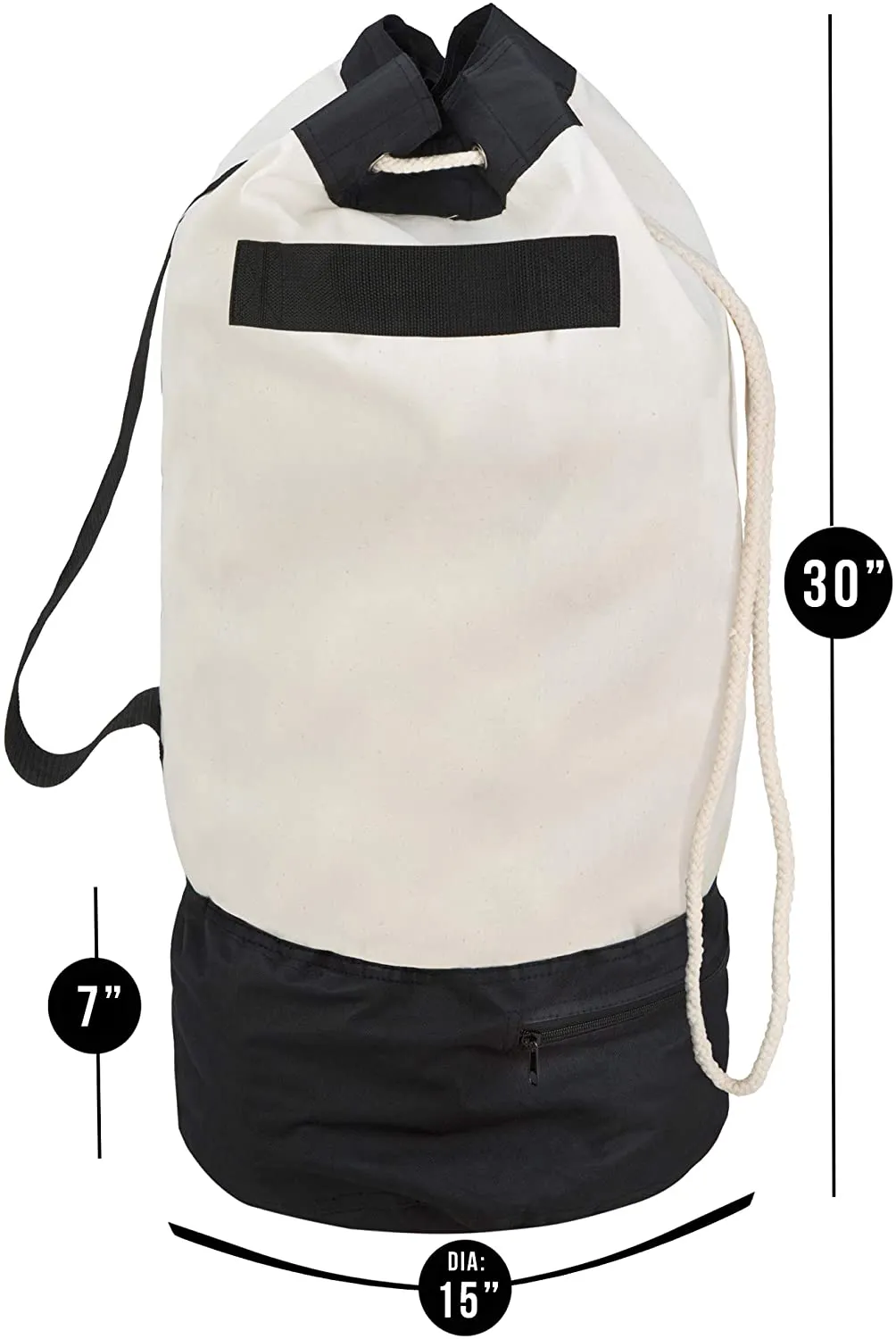 Collegiate Heavy Duty Duffel Bag with 2-Compartments