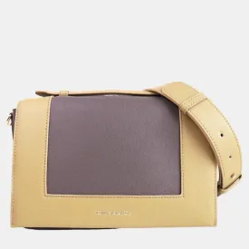 Dark Grey Leather Marina Crossbody