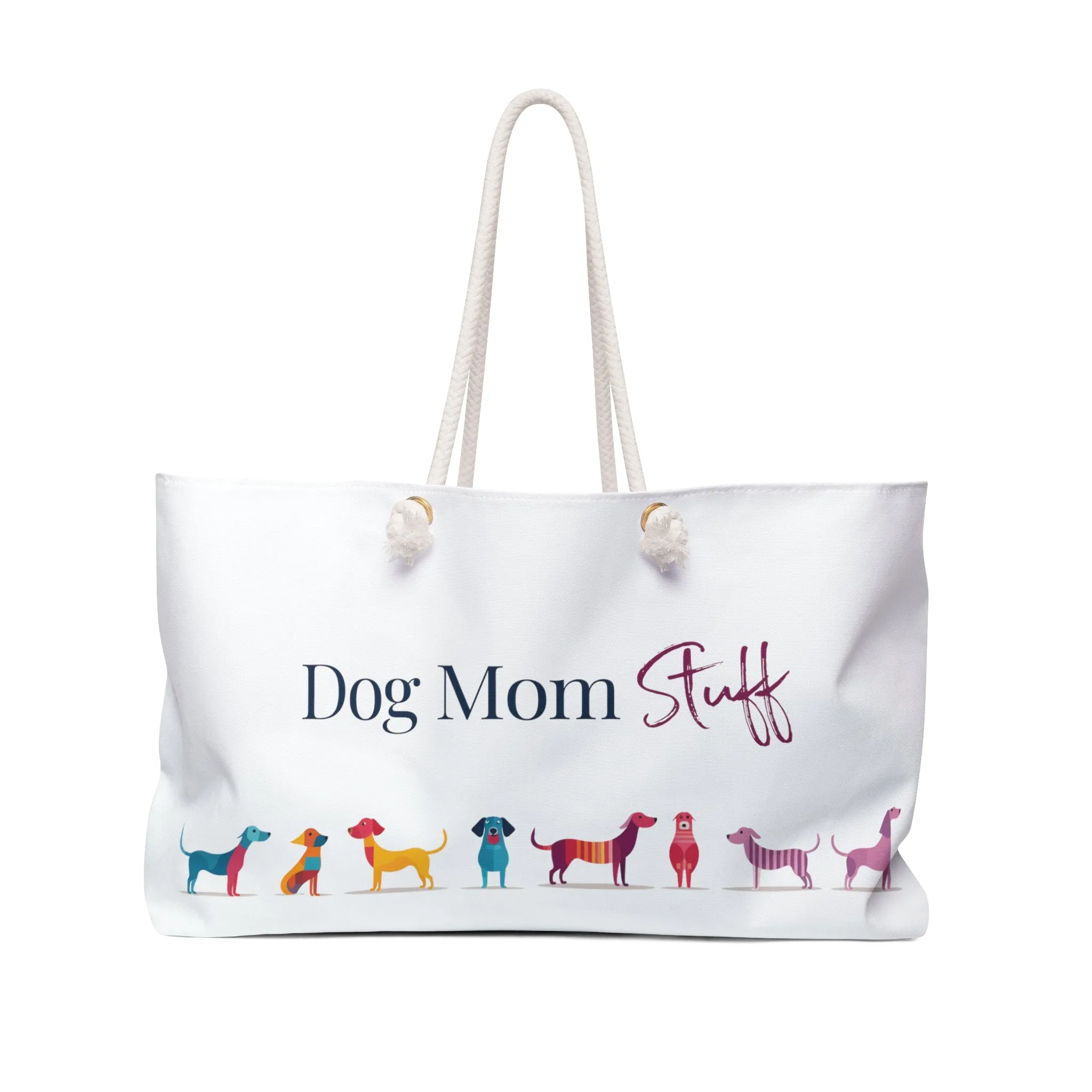 Dog Mom Stuff Weekender Bag | 6 Colors