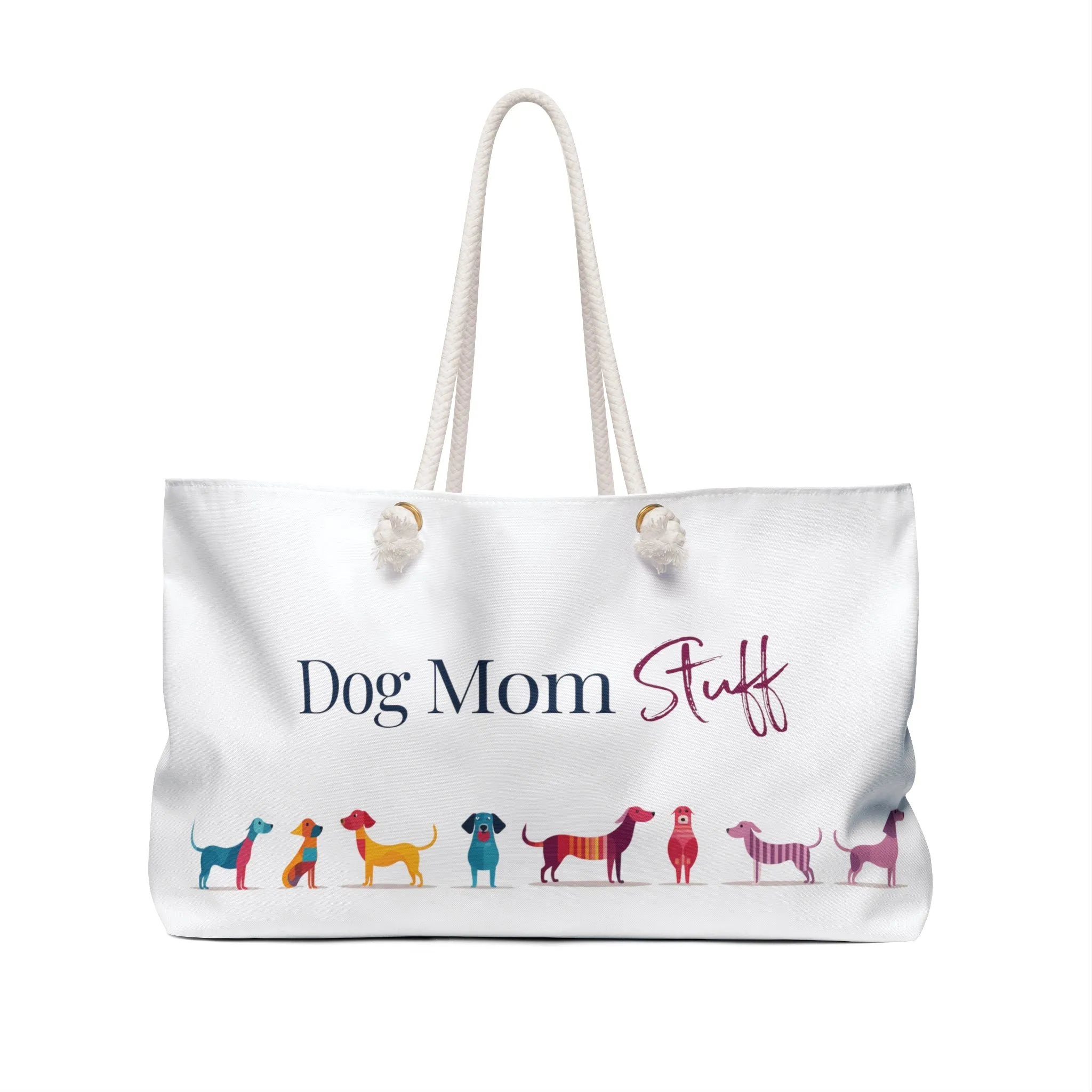 Dog Mom Stuff Weekender Bag | 6 Colors
