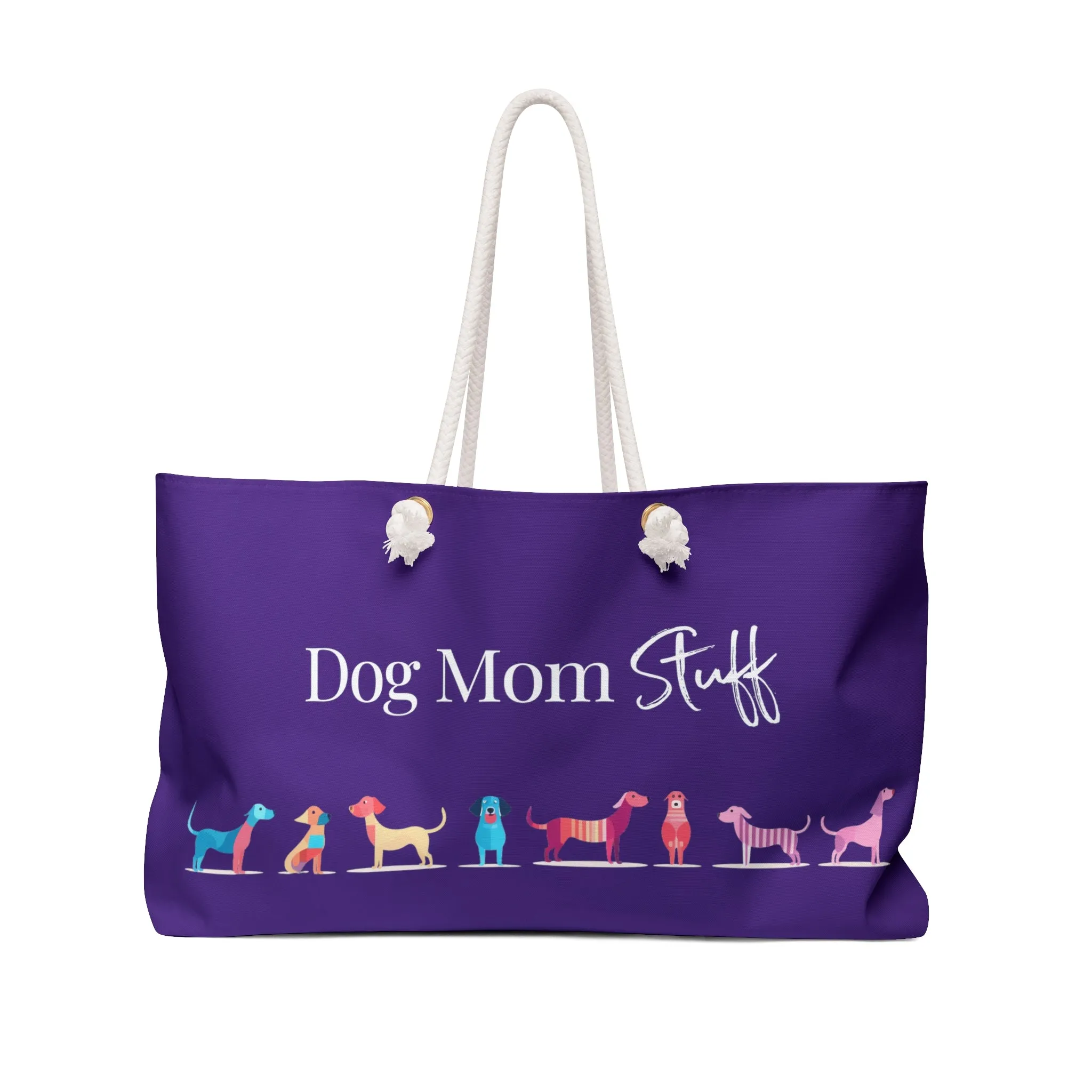 Dog Mom Stuff Weekender Bag | 6 Colors