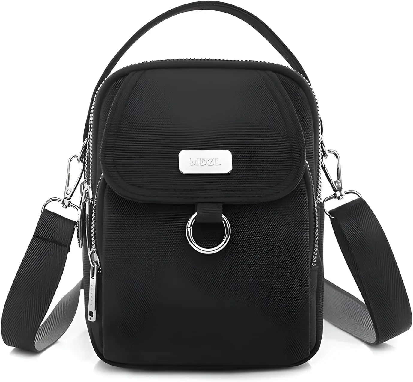 Ellniges]Small body Bag for Women Korean Fashion Shoulder Purse with Lightweight Oxford Material, Compact Daily Bag for Busy Moms, Gym Essentials & Street Style Accessories