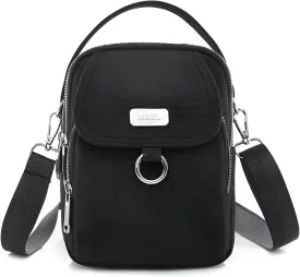 Ellniges]Small body Bag for Women Korean Fashion Shoulder Purse with Lightweight Oxford Material, Compact Daily Bag for Busy Moms, Gym Essentials & Street Style Accessories