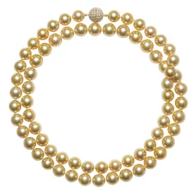 Golden South Sea Pearl Strand
