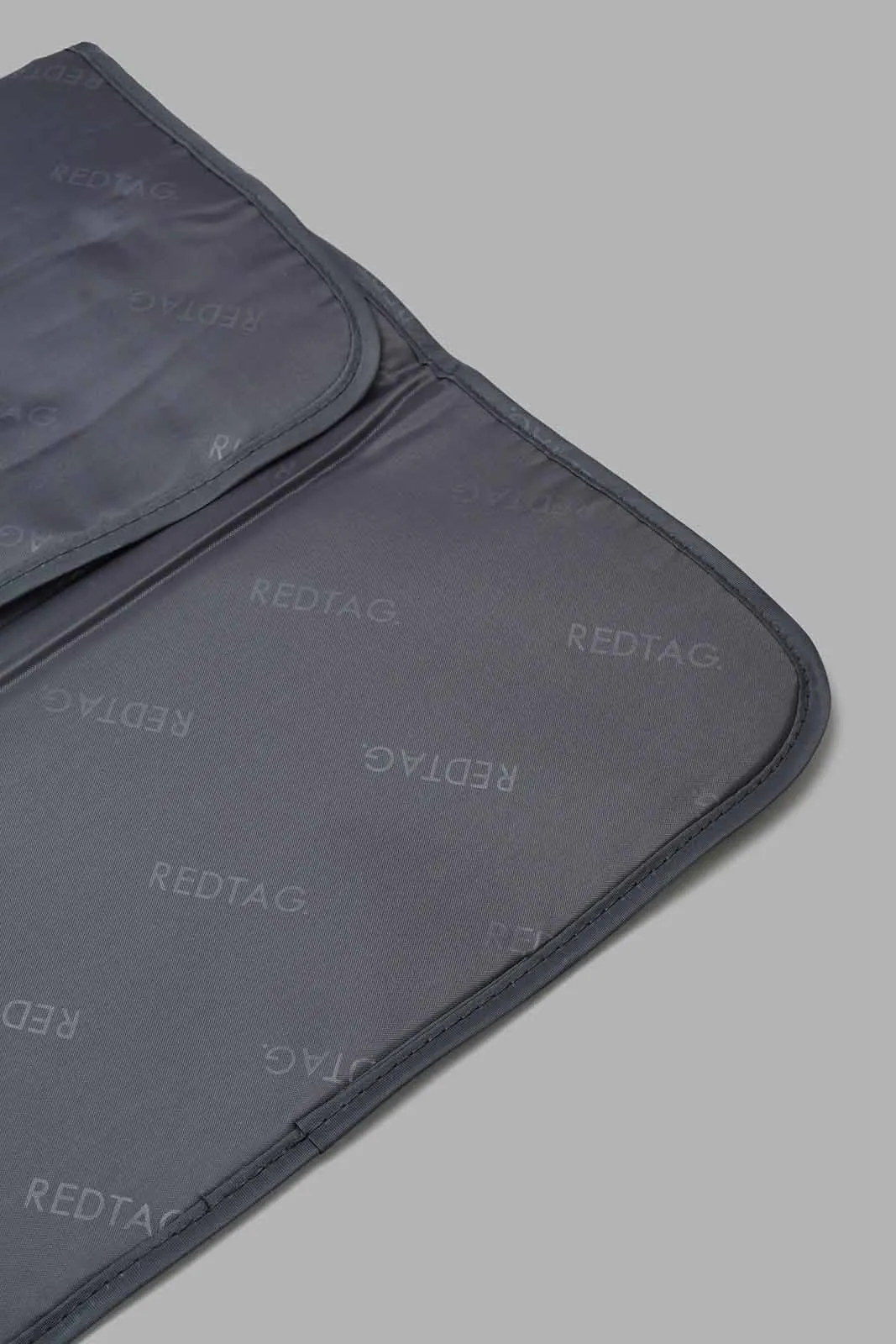 Grey Diaper Bag With Bottle Holder (3 Piece)