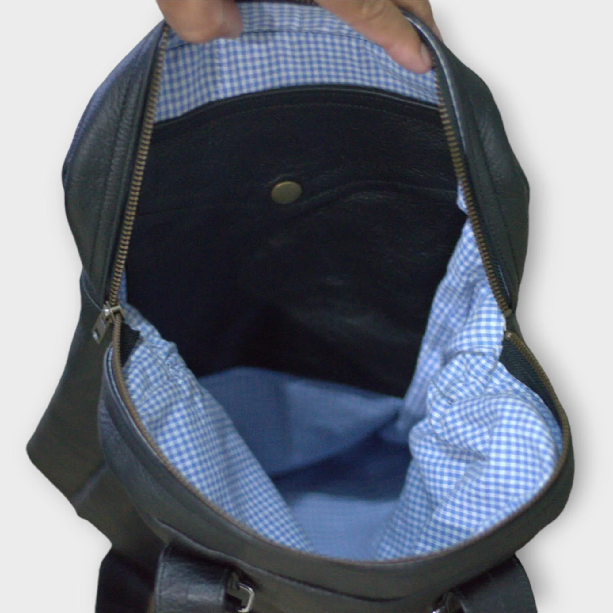 Khaplu Leather Travel Rucksack