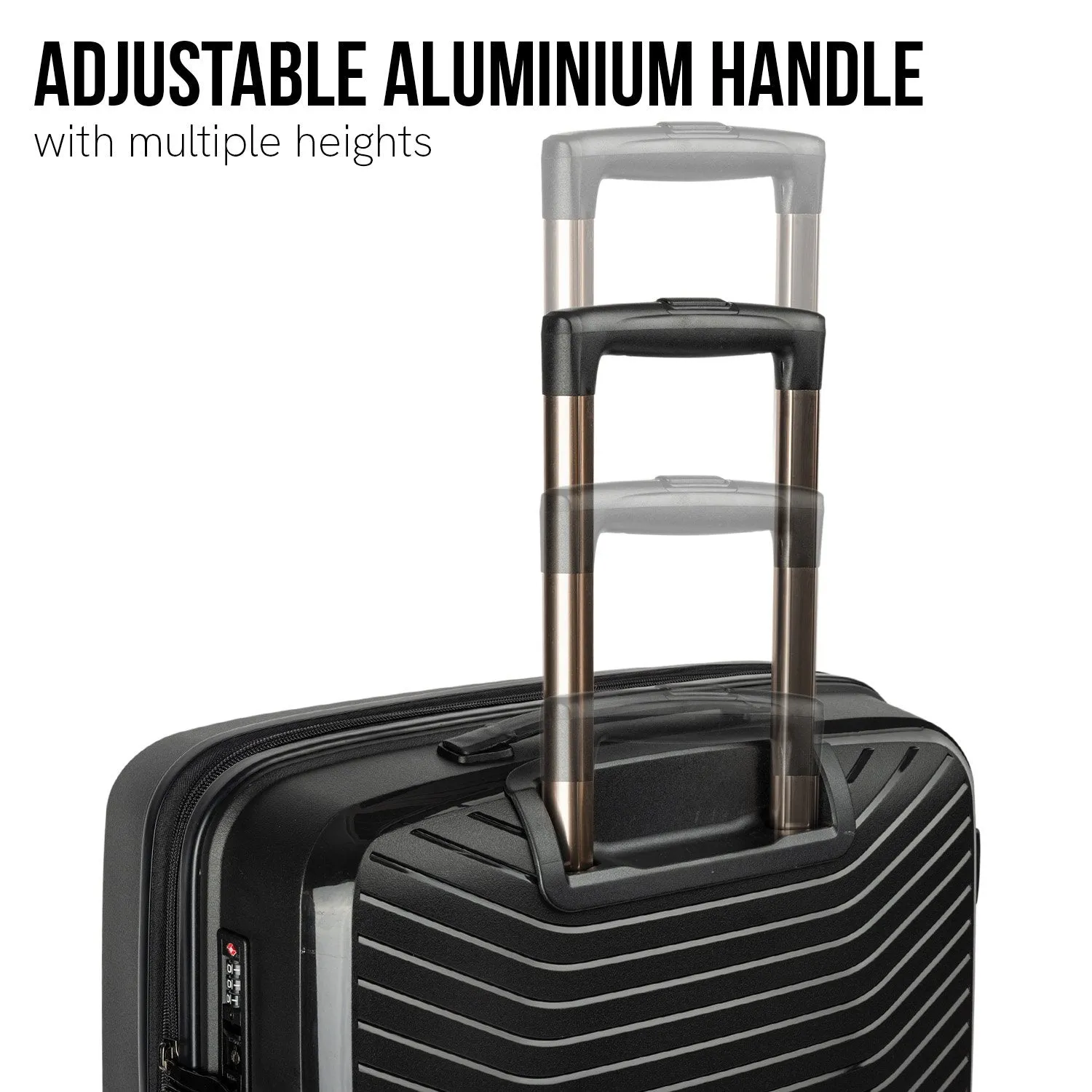 Olympus Astra 29" Lightweight Hard-Shell Suitcase (Obsidian Black)