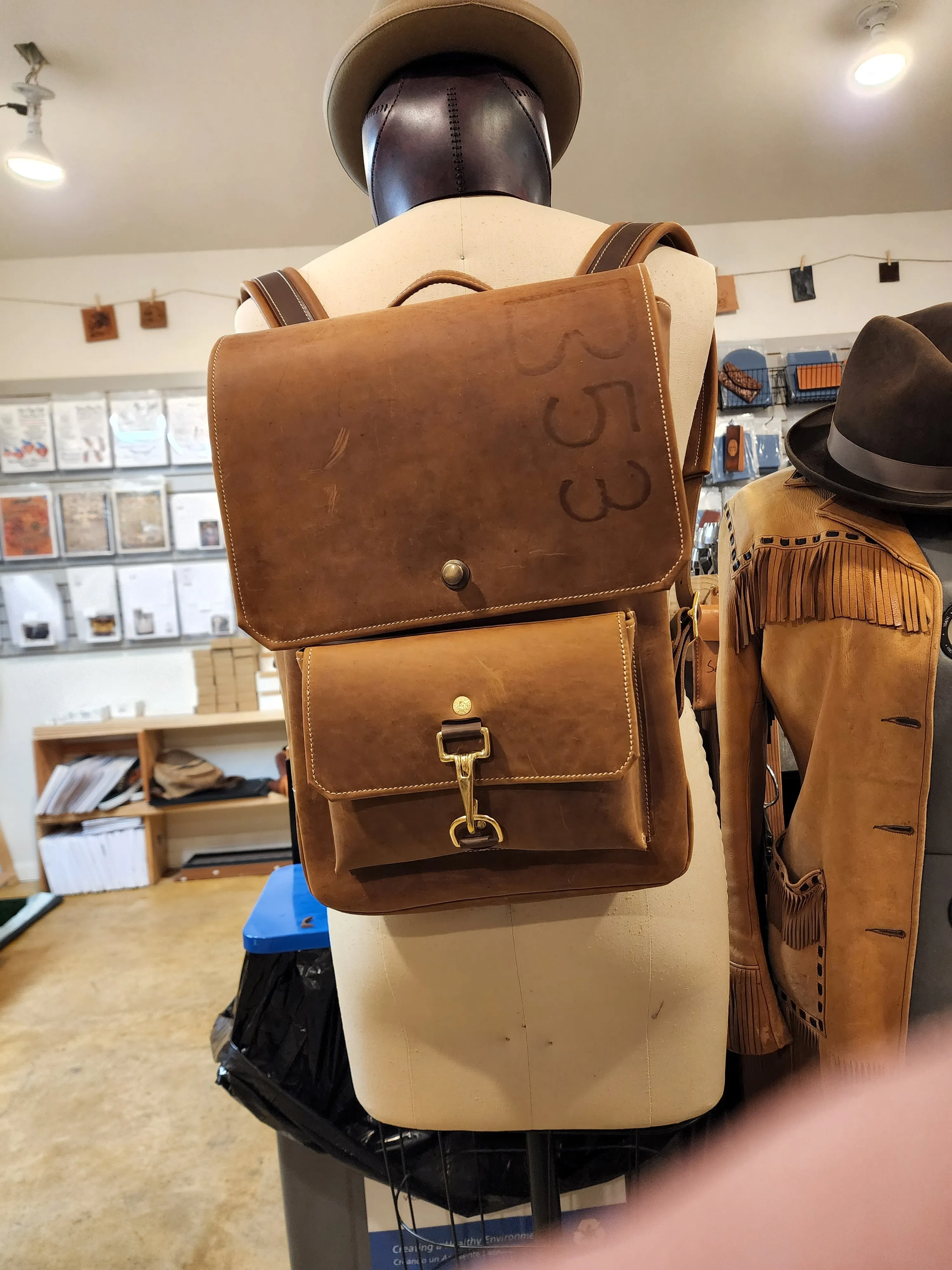 Paper pattern for the Lewis & Clark Backpack