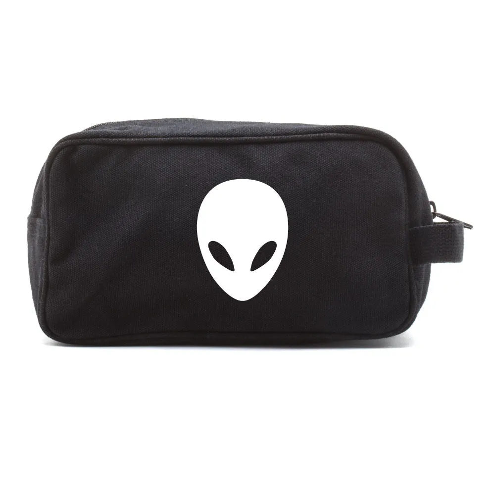 Sci-Fi Alien Head Canvas Mini Baby Changing Bag Travel Diapering Essentials Kit