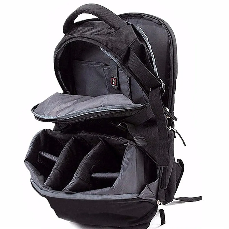 Sidiou Group Shockproof Waterproof multifunction SLR DSLR Camera Laptop Bag Lens Case Backpack