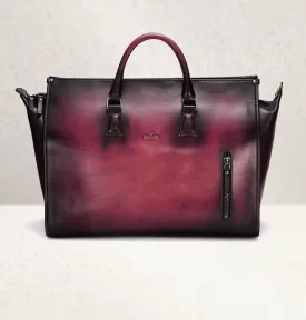 The Weekender Ombré Aubergine Travel Bag