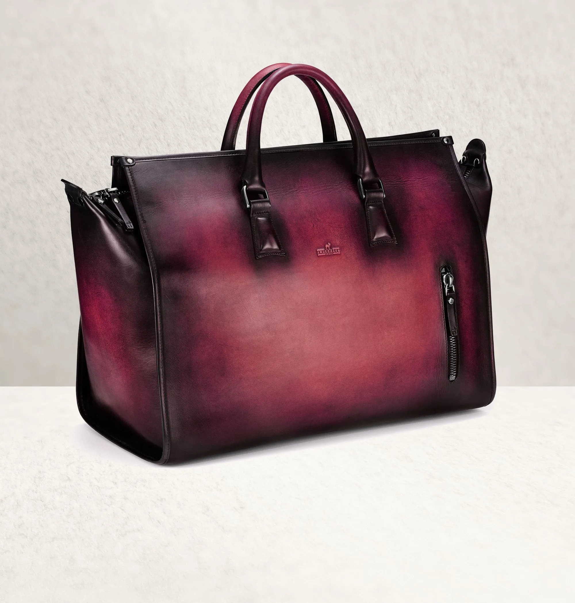 The Weekender Ombré Aubergine Travel Bag