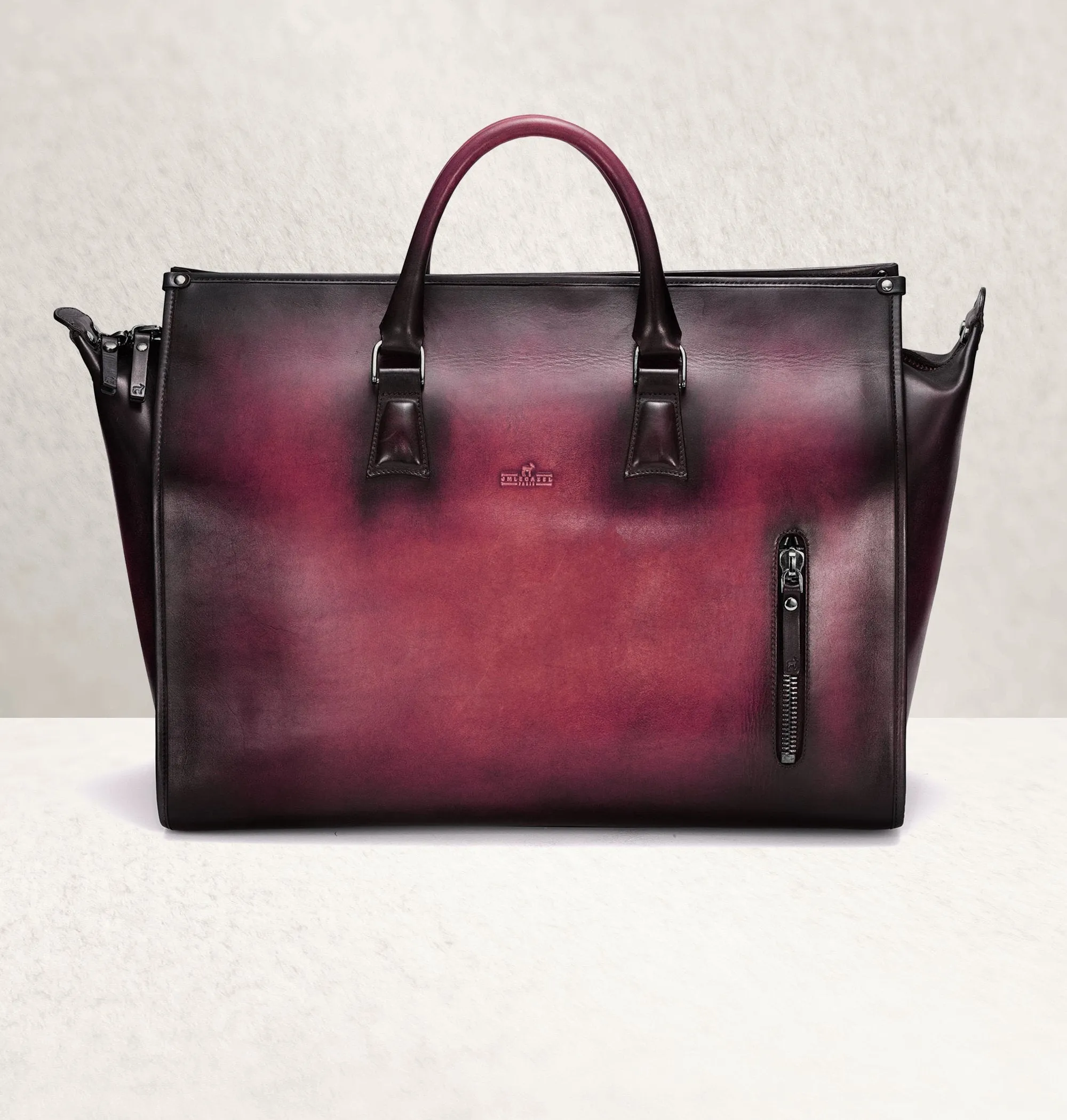 The Weekender Ombré Aubergine Travel Bag