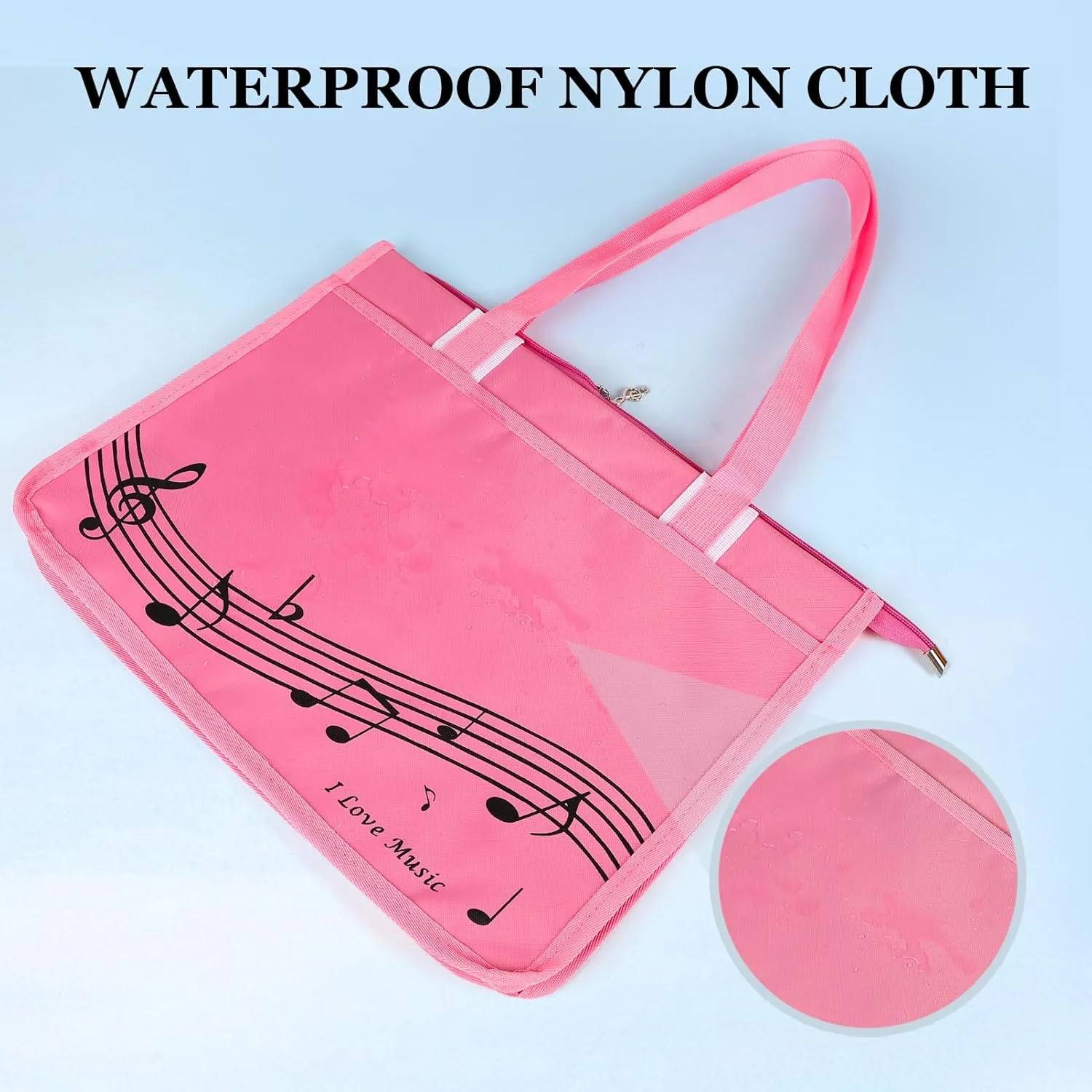 Tote Bag Piano Bag Musical Note Handbag Piano Key Tote Bag,Womens Reusable Shopping Bags