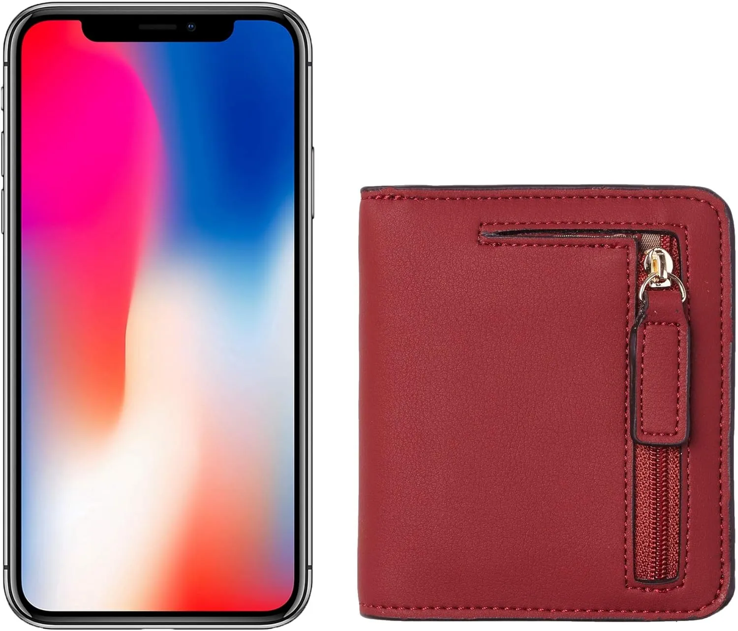 Toughergun Wallet Women Rfid Blocking Small Compact Bifold Luxury Leather Pocket Wallet Ladies Mini Purse with ID Window
