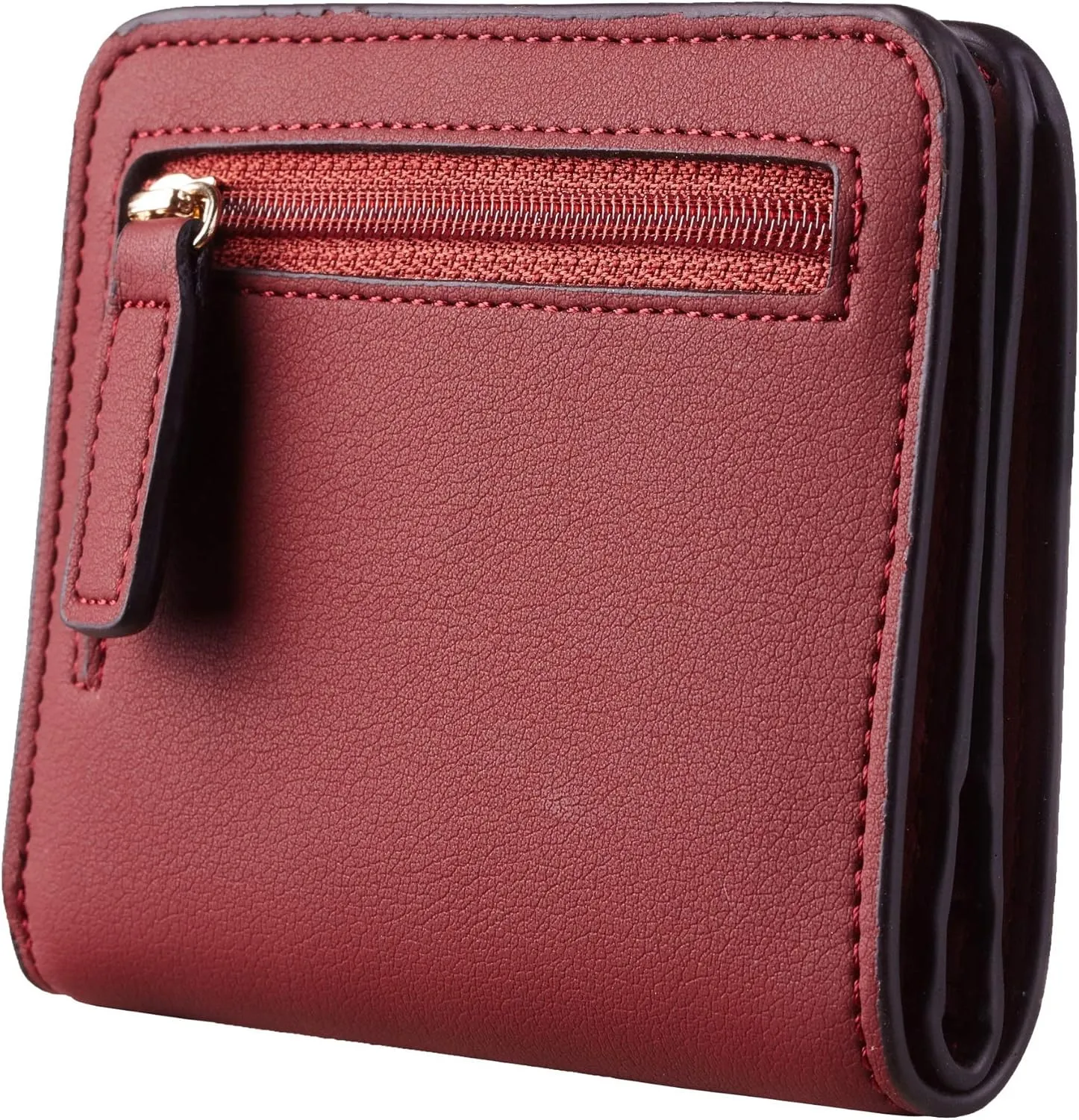 Toughergun Wallet Women Rfid Blocking Small Compact Bifold Luxury Leather Pocket Wallet Ladies Mini Purse with ID Window