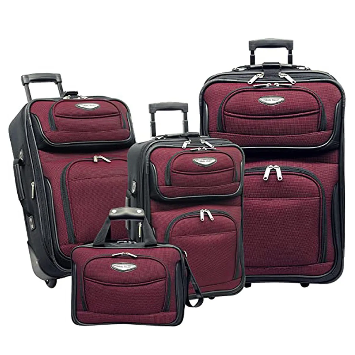 Travel Select Amsterdam Expandable Rolling Upright Luggage, 4-Piece Set