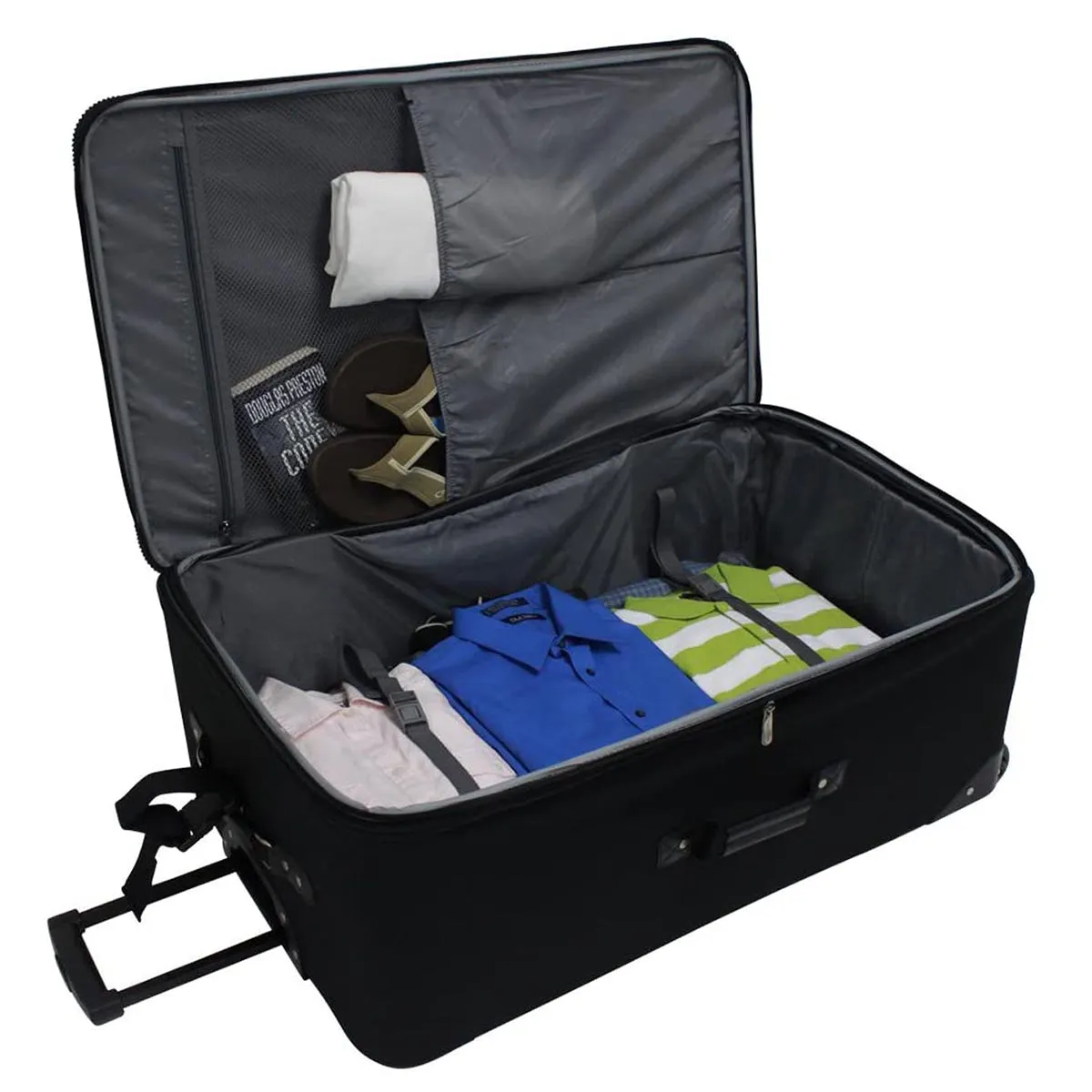 Travel Select Amsterdam Expandable Rolling Upright Luggage, 4-Piece Set