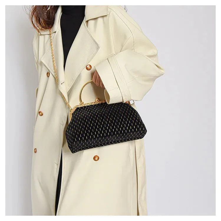 Velvet Evening Clutch Bag