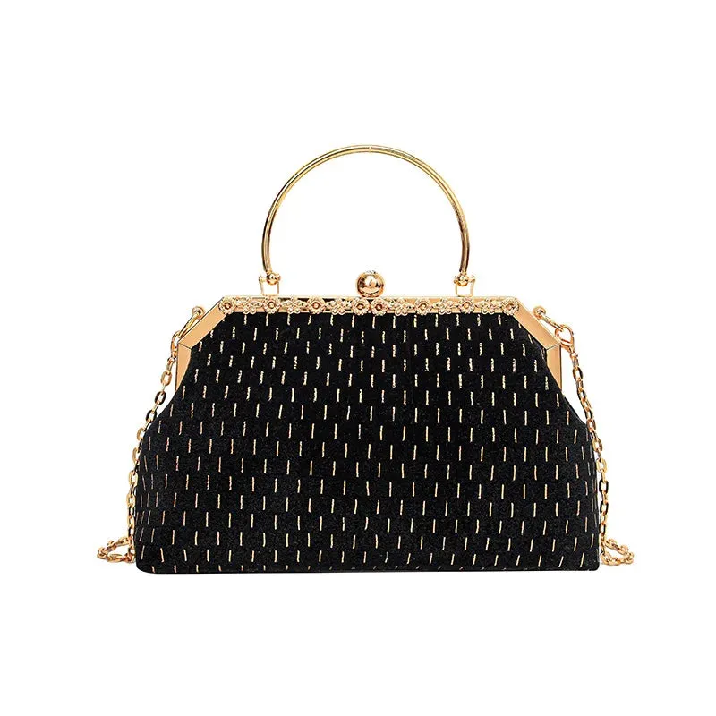 Velvet Evening Clutch Bag