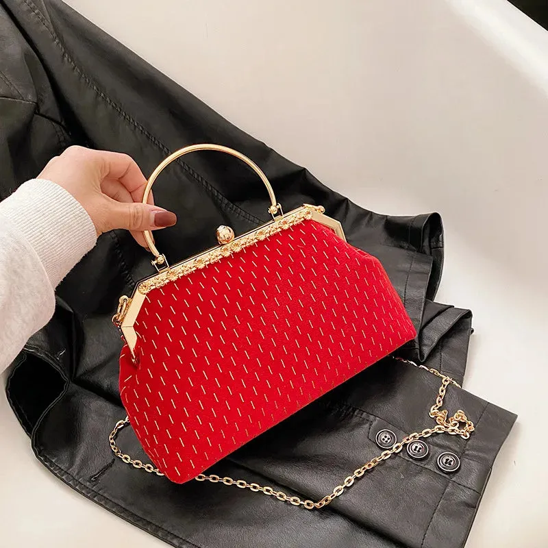 Velvet Evening Clutch Bag