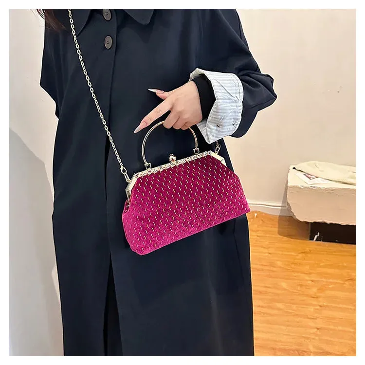 Velvet Evening Clutch Bag