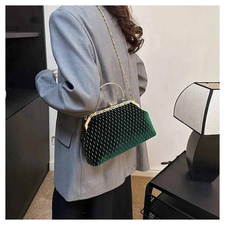 Velvet Evening Clutch Bag