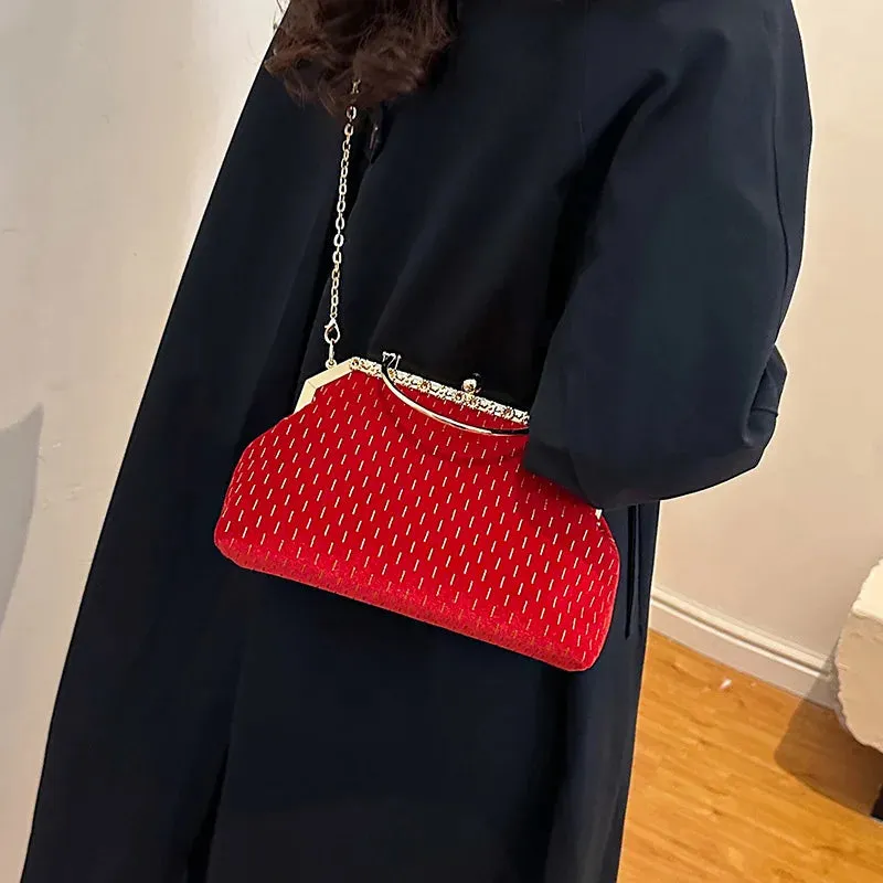 Velvet Evening Clutch Bag