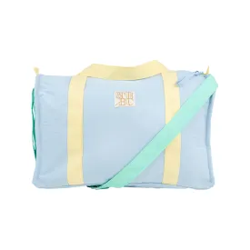 Westbury Weekender Bag - Buckhead Blue, Lake Worth Yellow, and Sea Island Seafoam