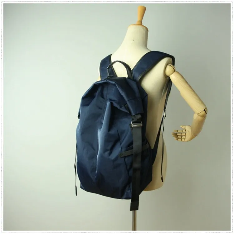 Womens Nylon Large Backpack Bag Army Green Nylon Travel Backpack School Rucksack for Ladies